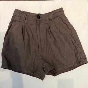 Linen High Waisted Shorts